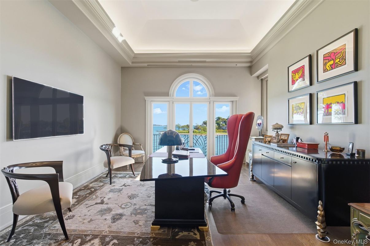 Home Office, Interior, Recessed Lighting, Water