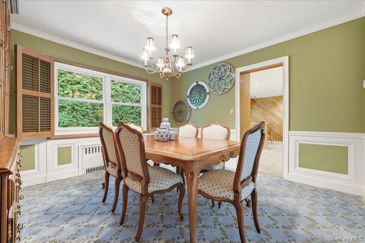 Chandelier, Dining room, Interior