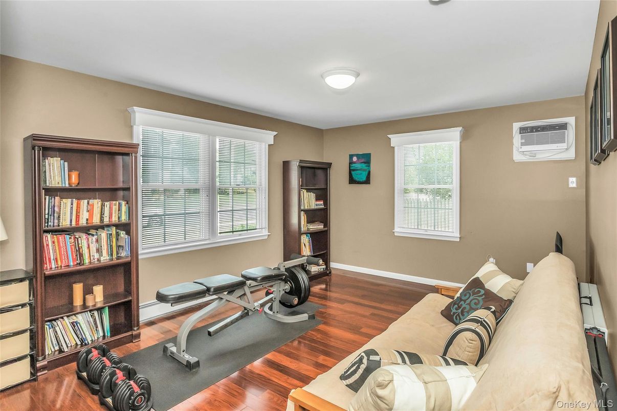 Fitness Equipment, Interior, Wood Texture Flooring