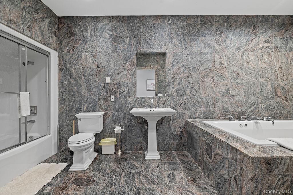 Bathroom, Interior, Marble Walls