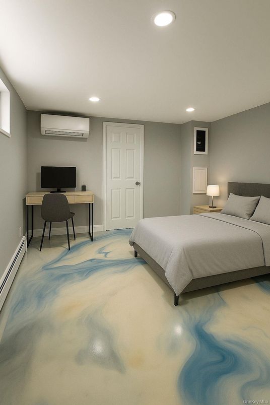 Bedroom, Home Office, Interior, Recessed Lighting