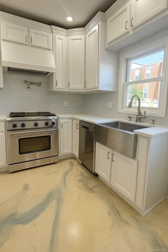 Interior, Kitchen, Recessed Lighting, Stainless Steel Appliances