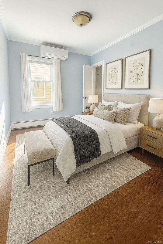 Bedroom, Interior, Wood Texture Flooring