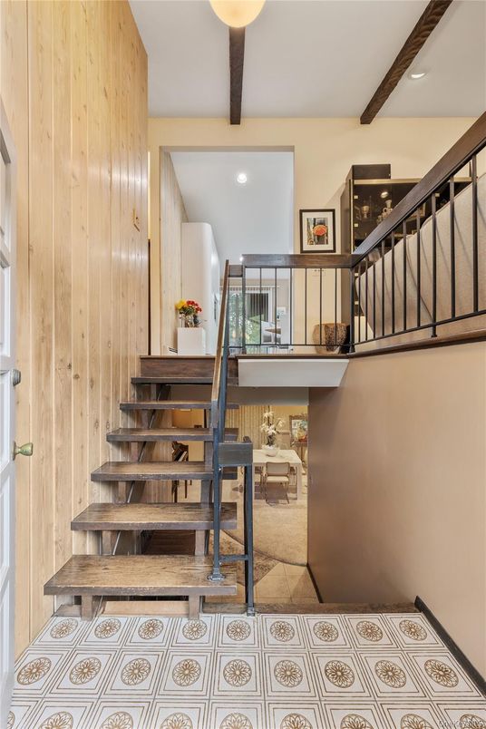 Interior, Recessed Lighting, Wooden Walls