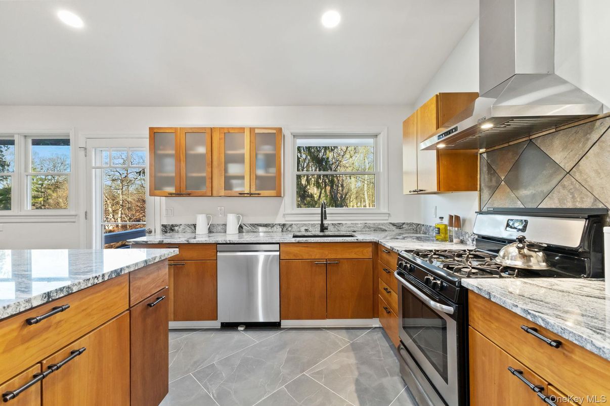 Interior, Kitchen, Recessed Lighting, Stainless Steel Appliances