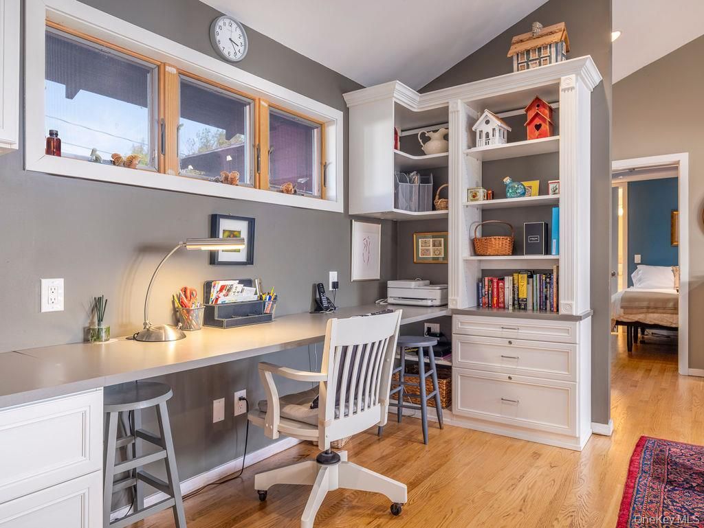 Home Office, Interior, Wood Texture Flooring