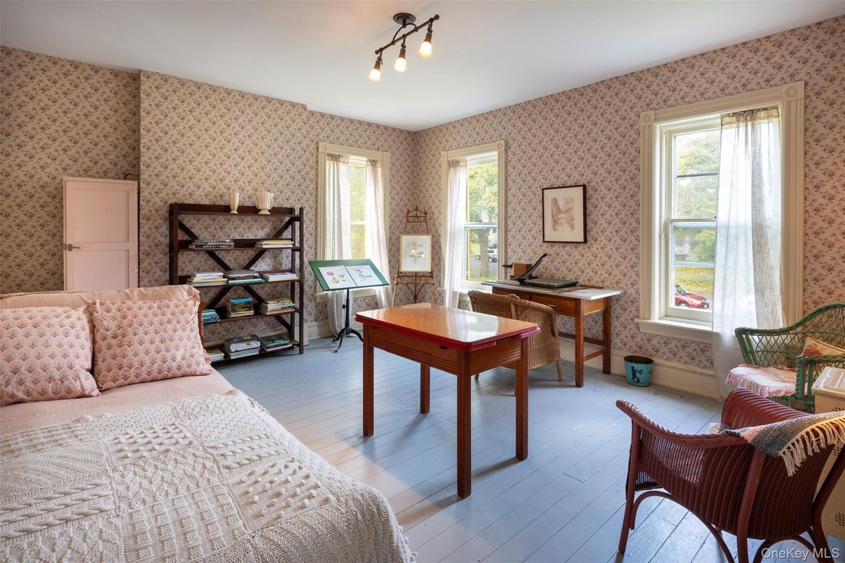 Home Office, Interior, Wood Texture Flooring