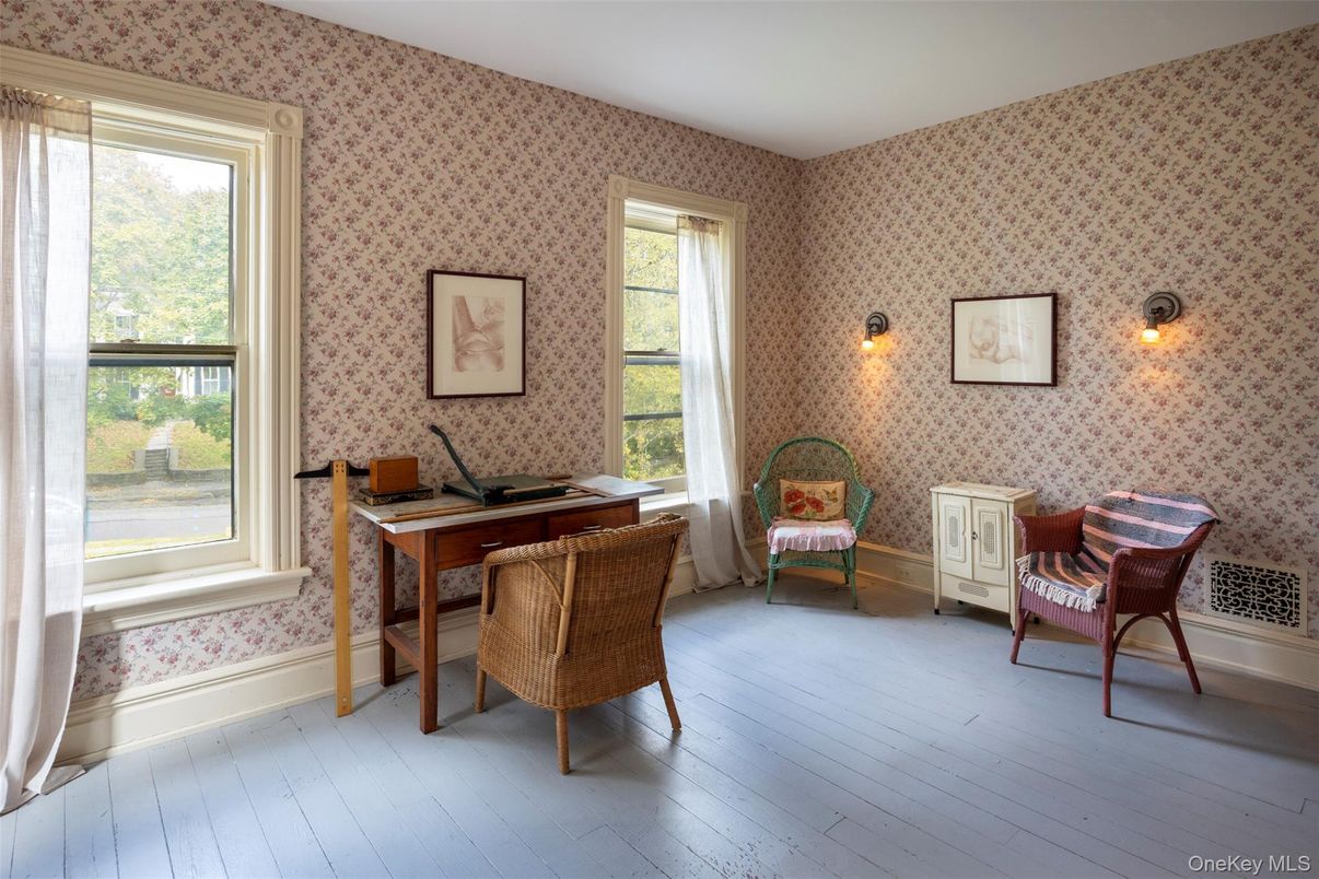 Home Office, Interior, Wood Texture Flooring