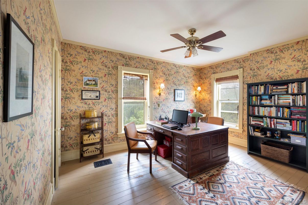 Home Office, Interior, Wood Texture Flooring