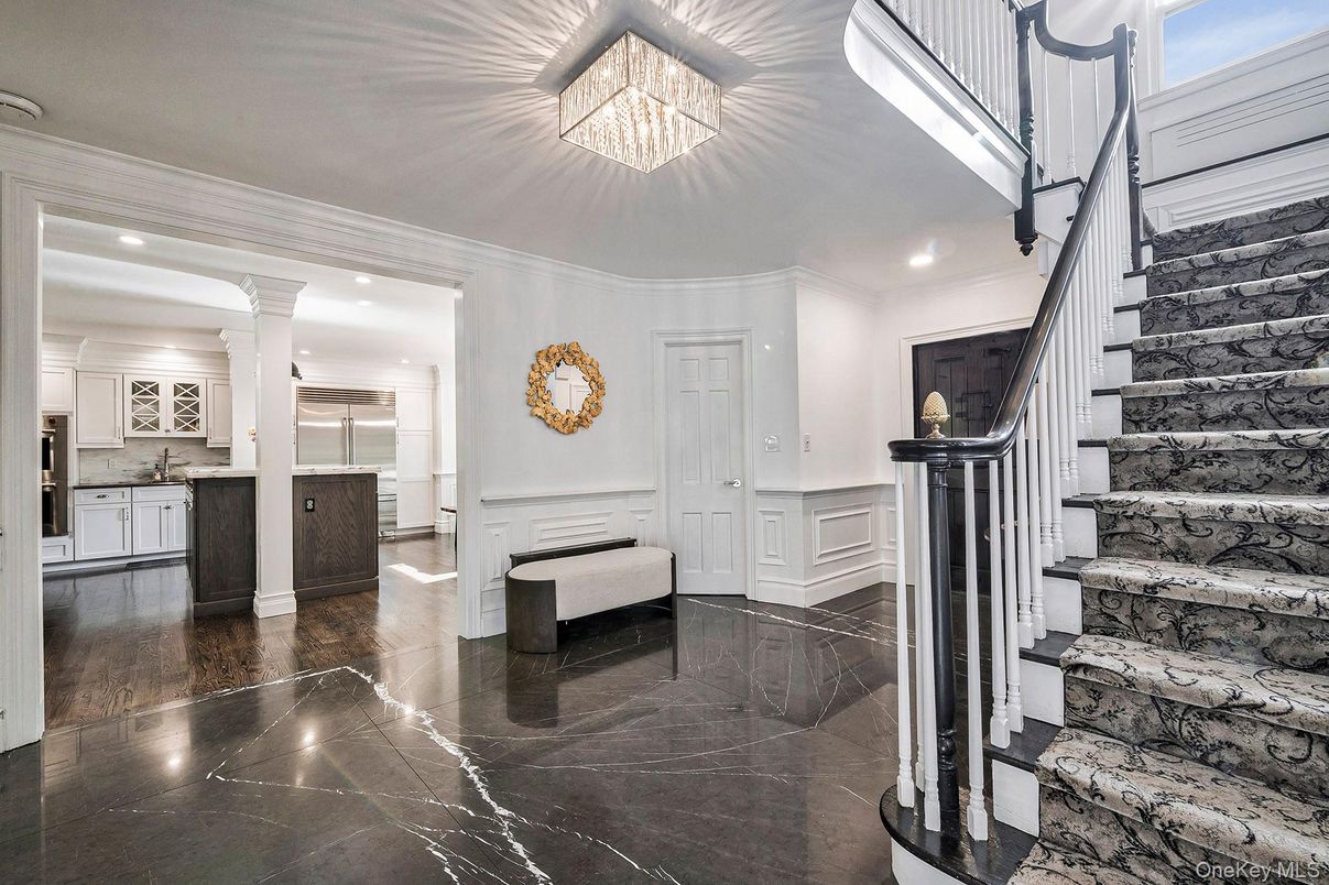 Interior, Marble, Recessed Lighting