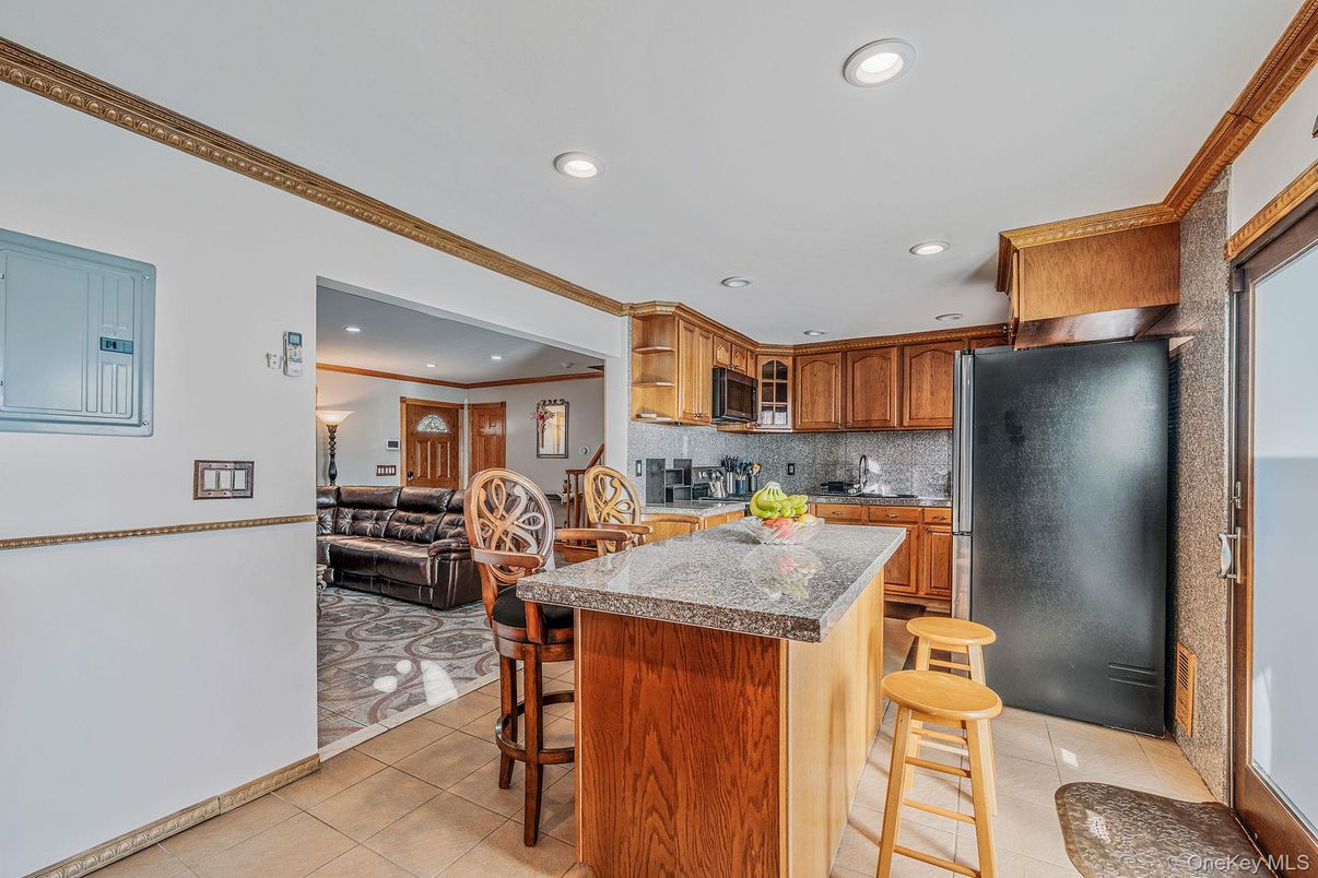 Interior, Kitchen, Living room, Recessed Lighting
