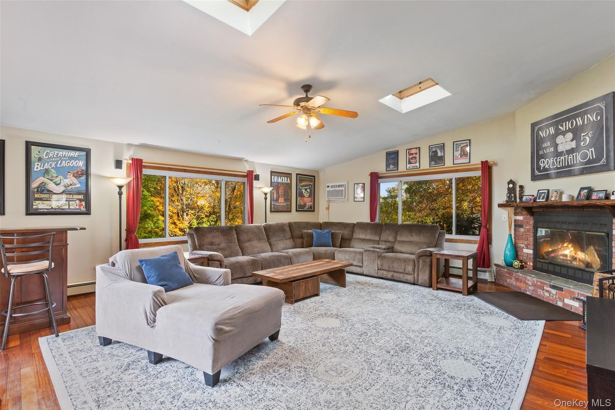 Fireplace, Interior, Living room, Wood Texture Flooring