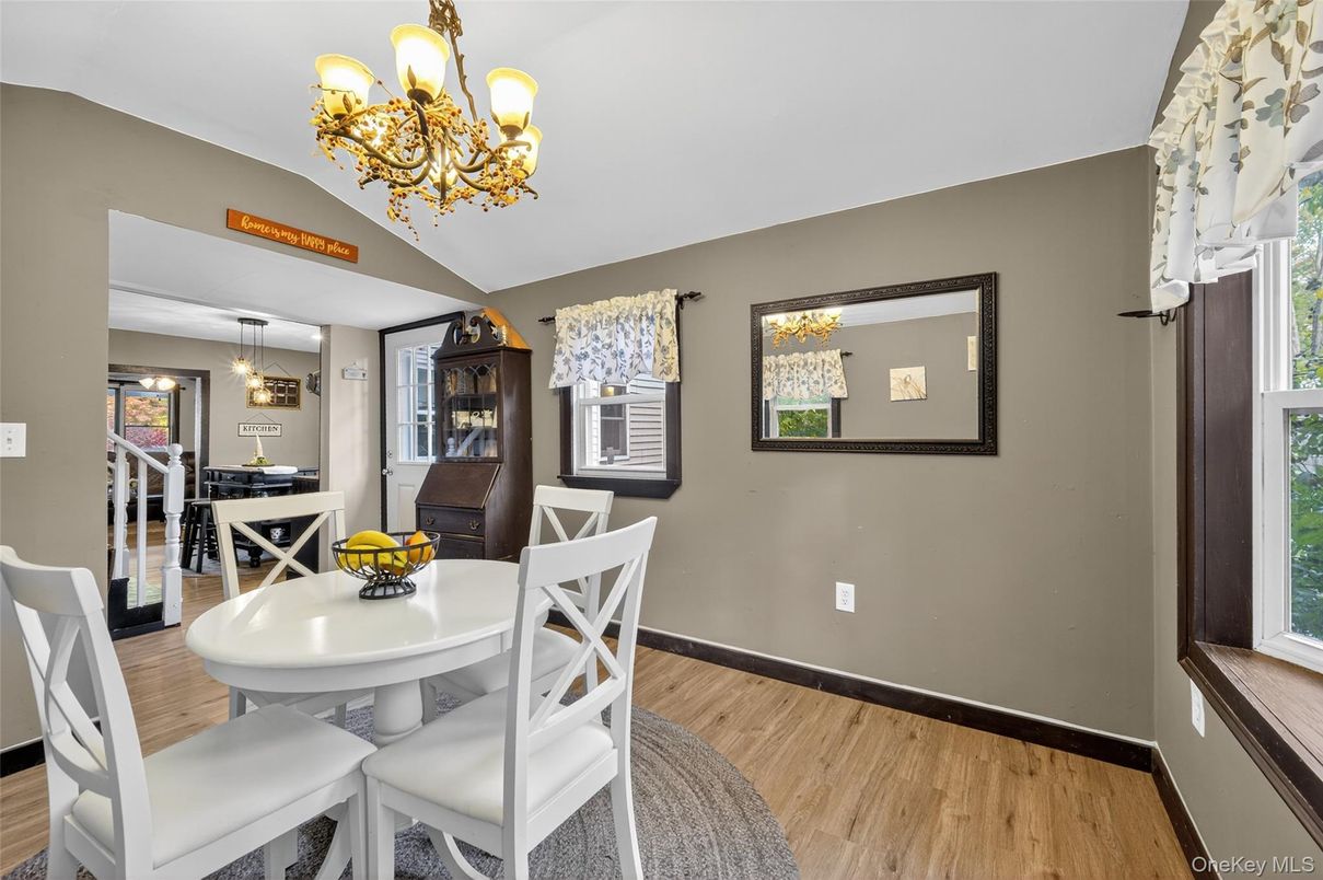 Chandelier, Dining room, Interior, Pendant Lights, Wood Texture Flooring