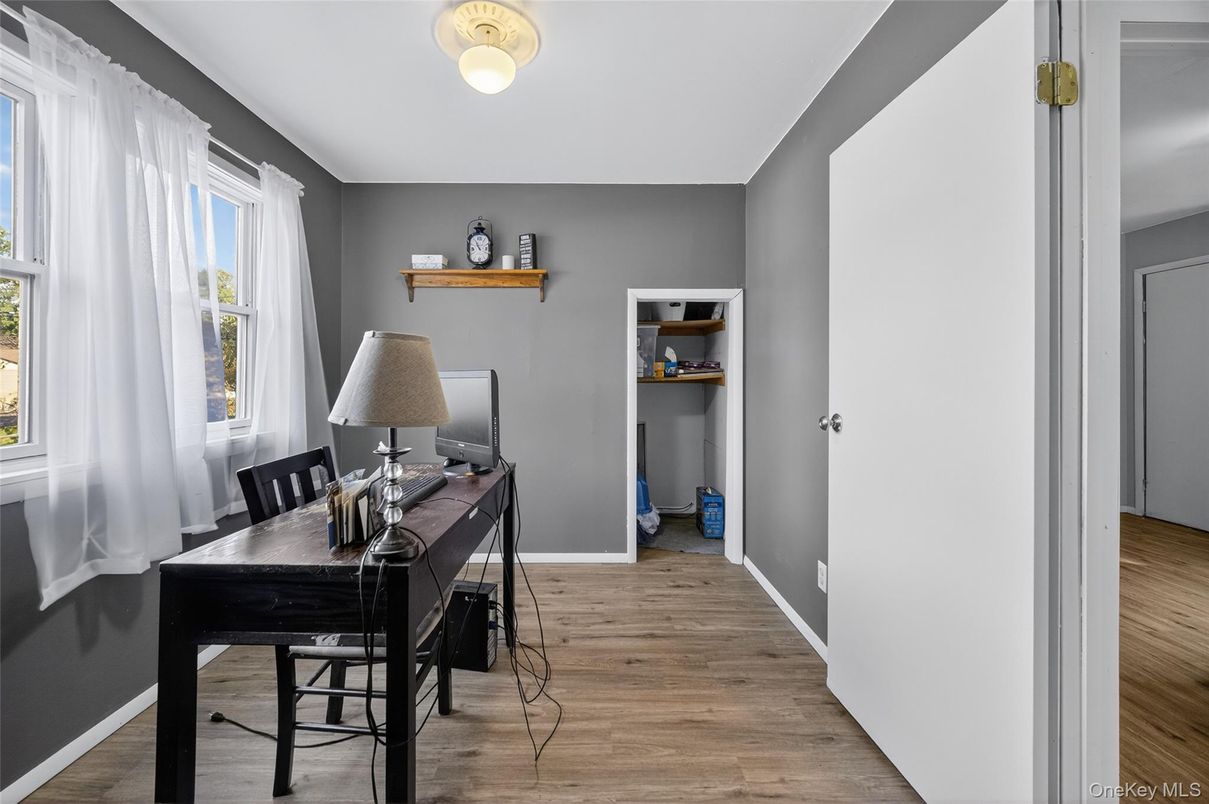 Home Office, Interior, Wood Texture Flooring
