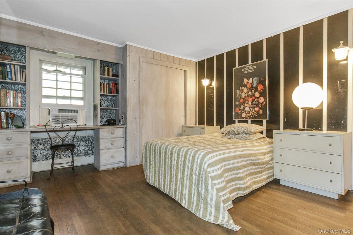 Bedroom, Home Office, Interior, Wood Texture Flooring