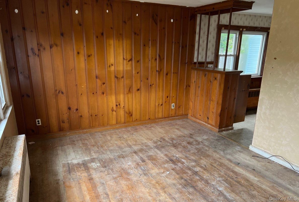 Empty room, Interior, Wood Texture Flooring, Wooden Walls