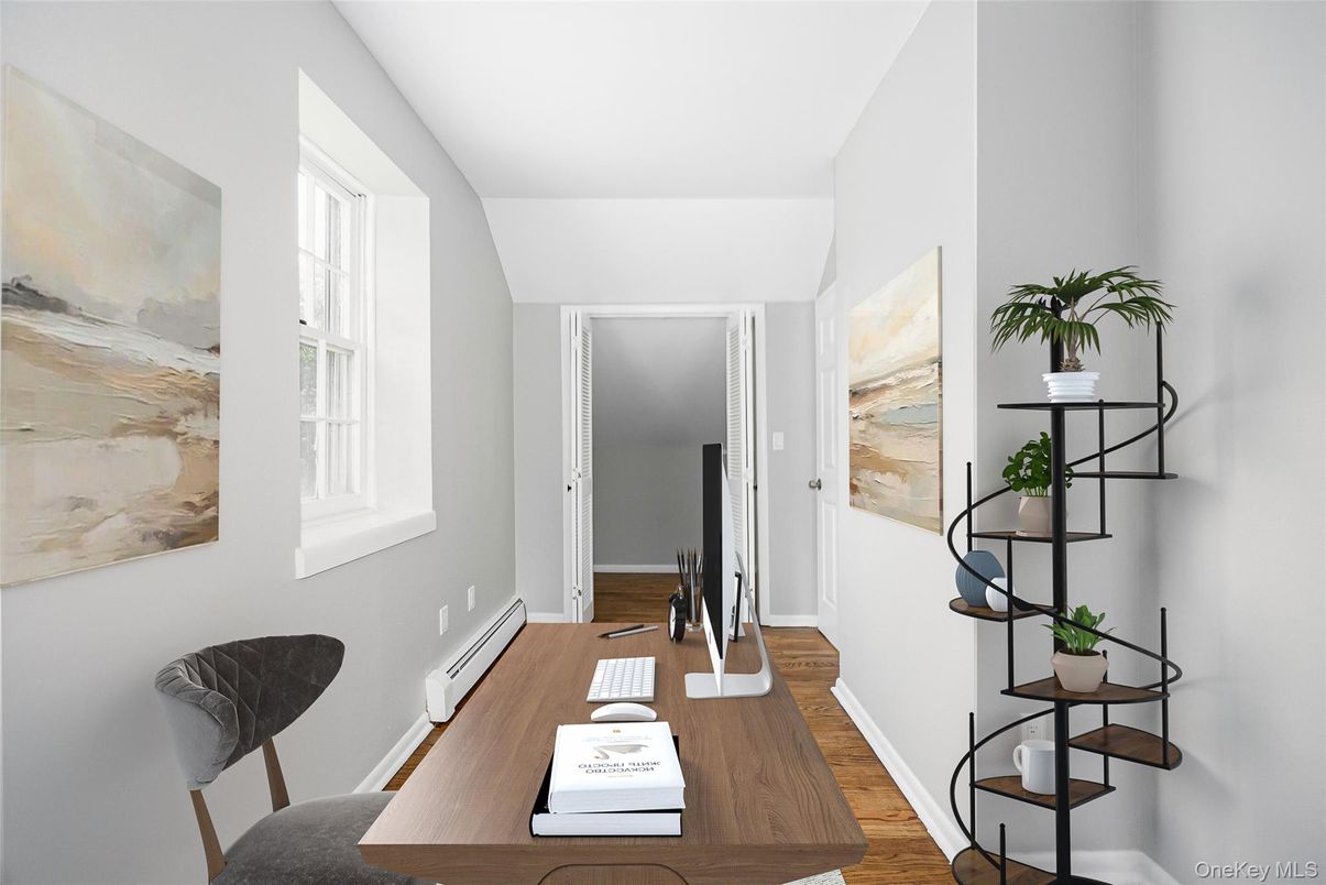 Home Office, Interior, Wood Texture Flooring