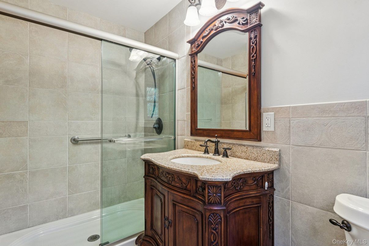 Bathroom, Glass Shower, Interior
