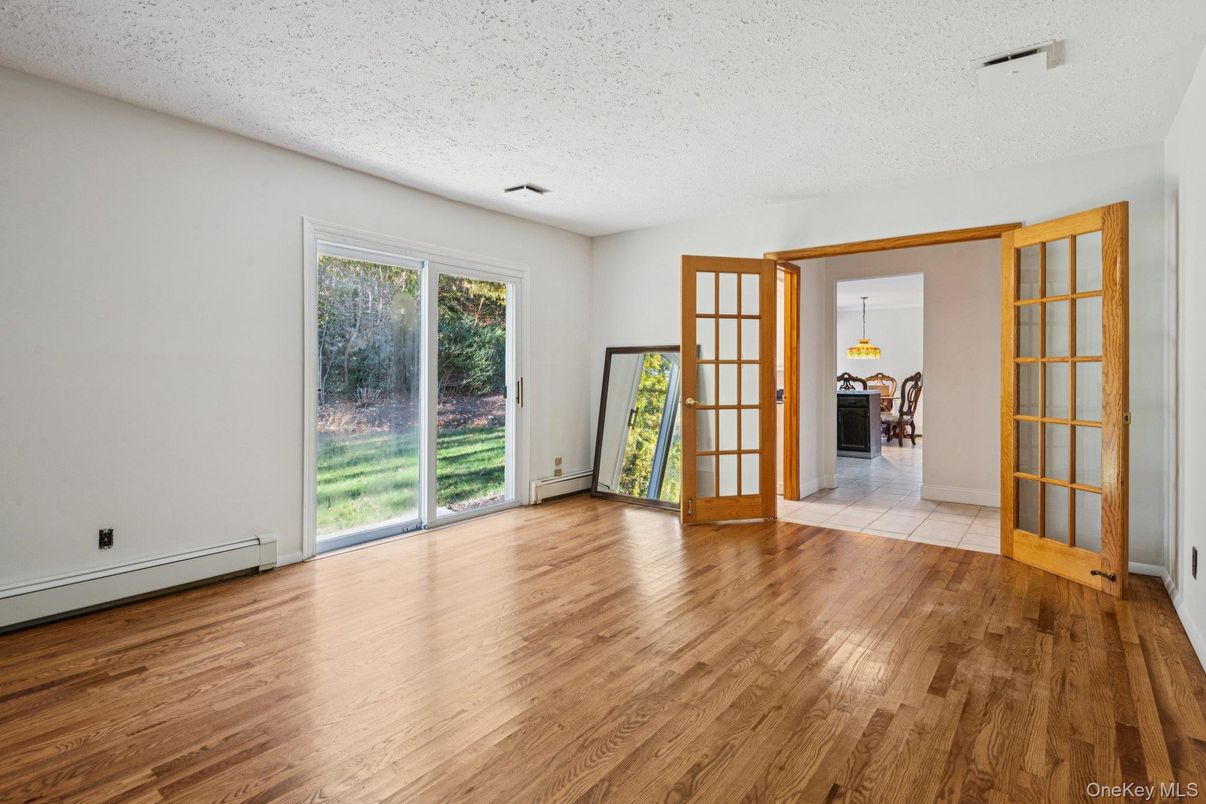 Empty room, Interior, Wood Texture Flooring