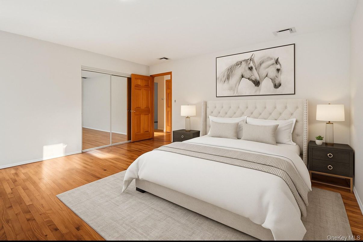 Bedroom, Interior, Wood Texture Flooring