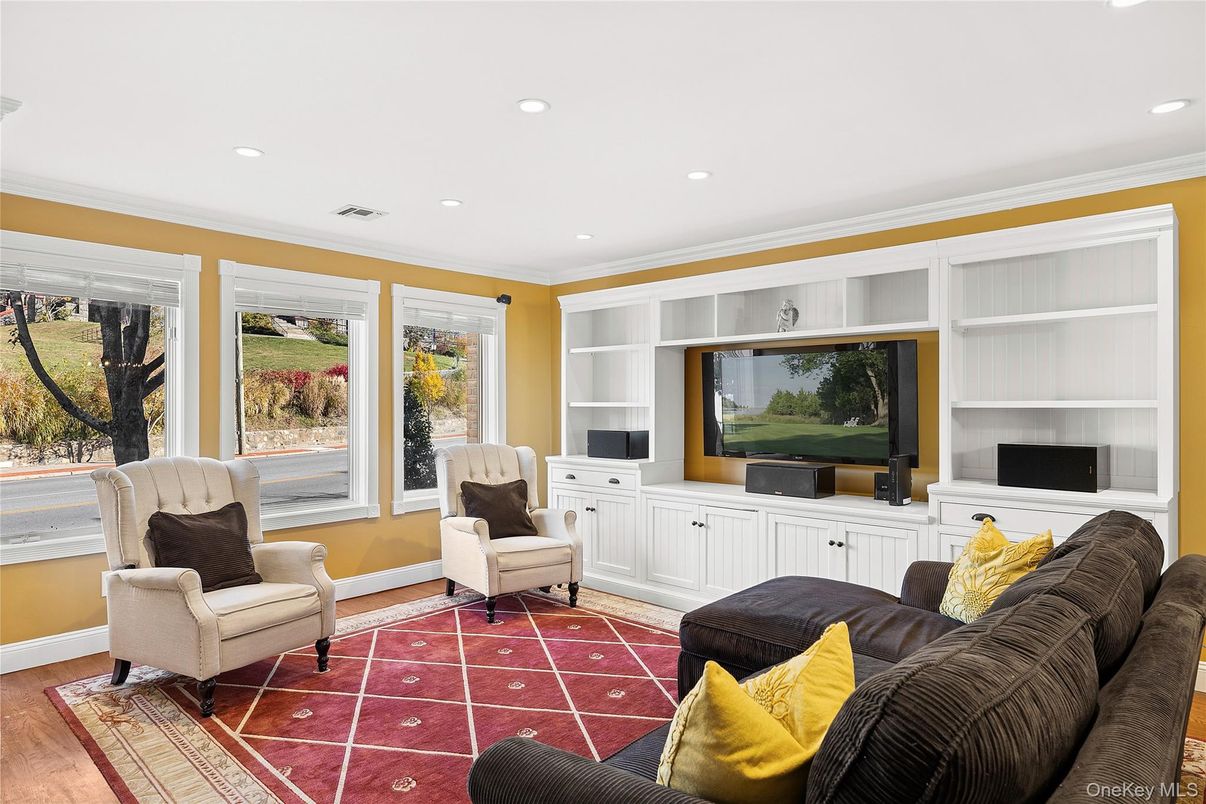 Interior, Living room, Recessed Lighting