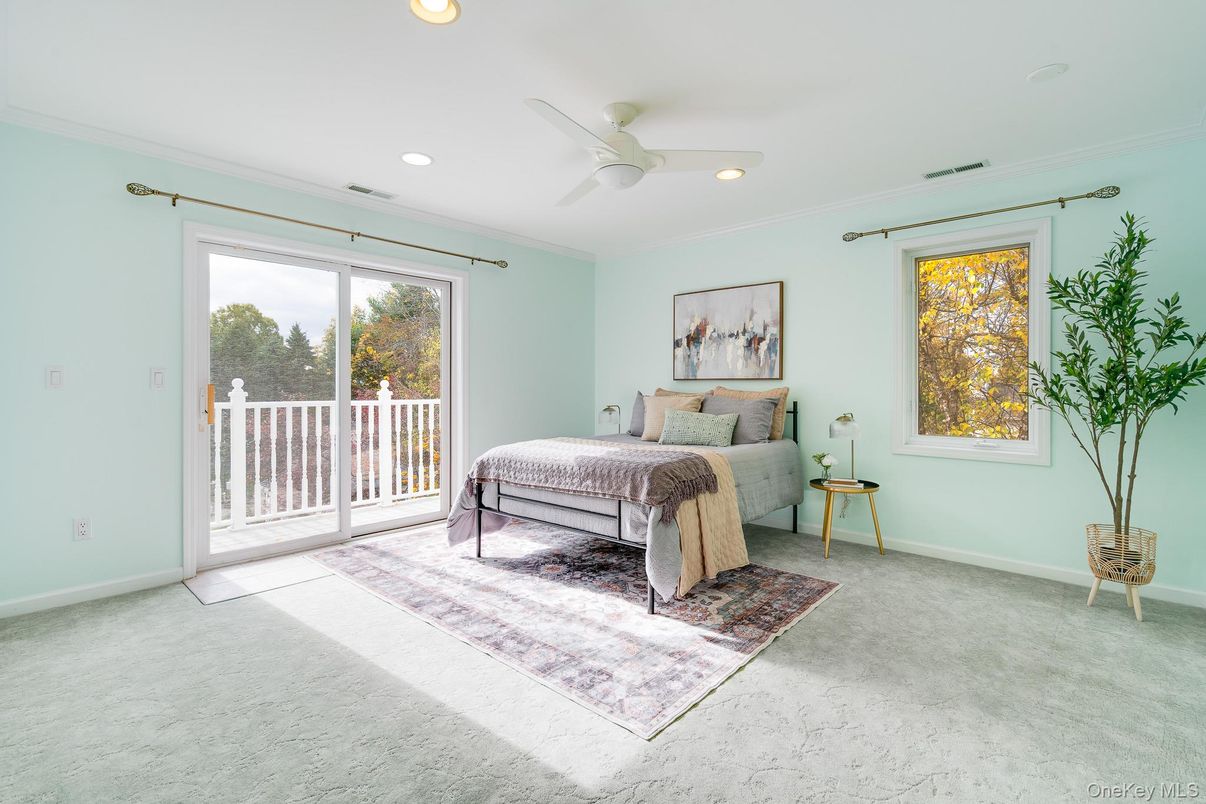 Bedroom, Interior, Recessed Lighting