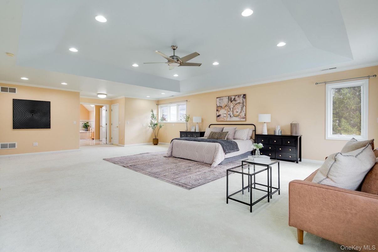 Bedroom, Interior, Living room, Recessed Lighting