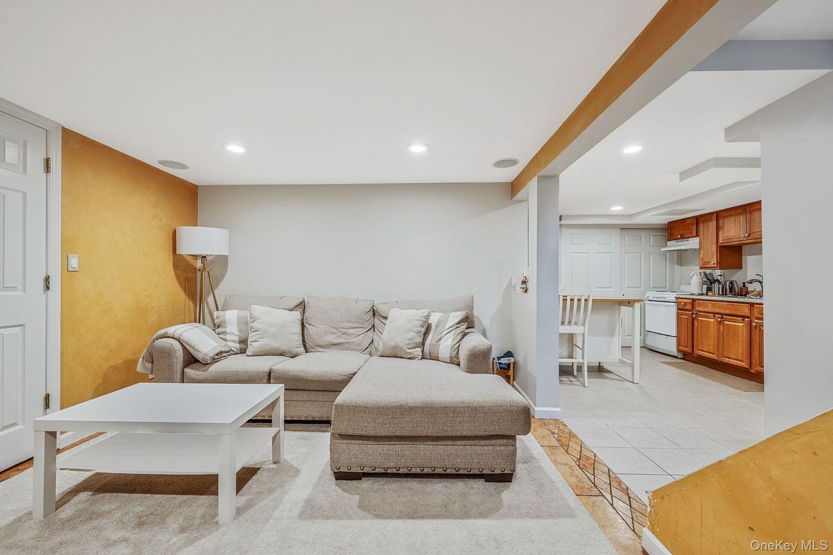 Interior, Kitchen, Living room, Recessed Lighting