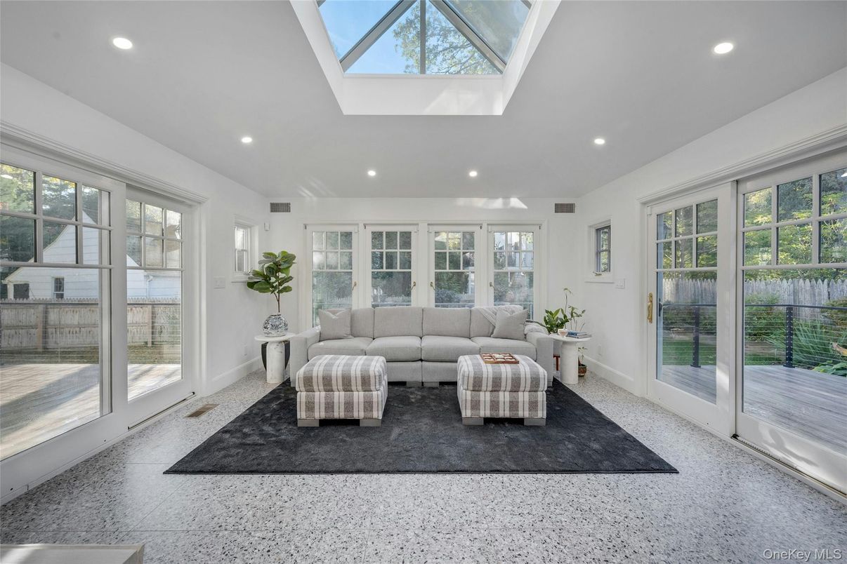 Glass Ceilings, Interior, Living room, Recessed Lighting, Sun Room