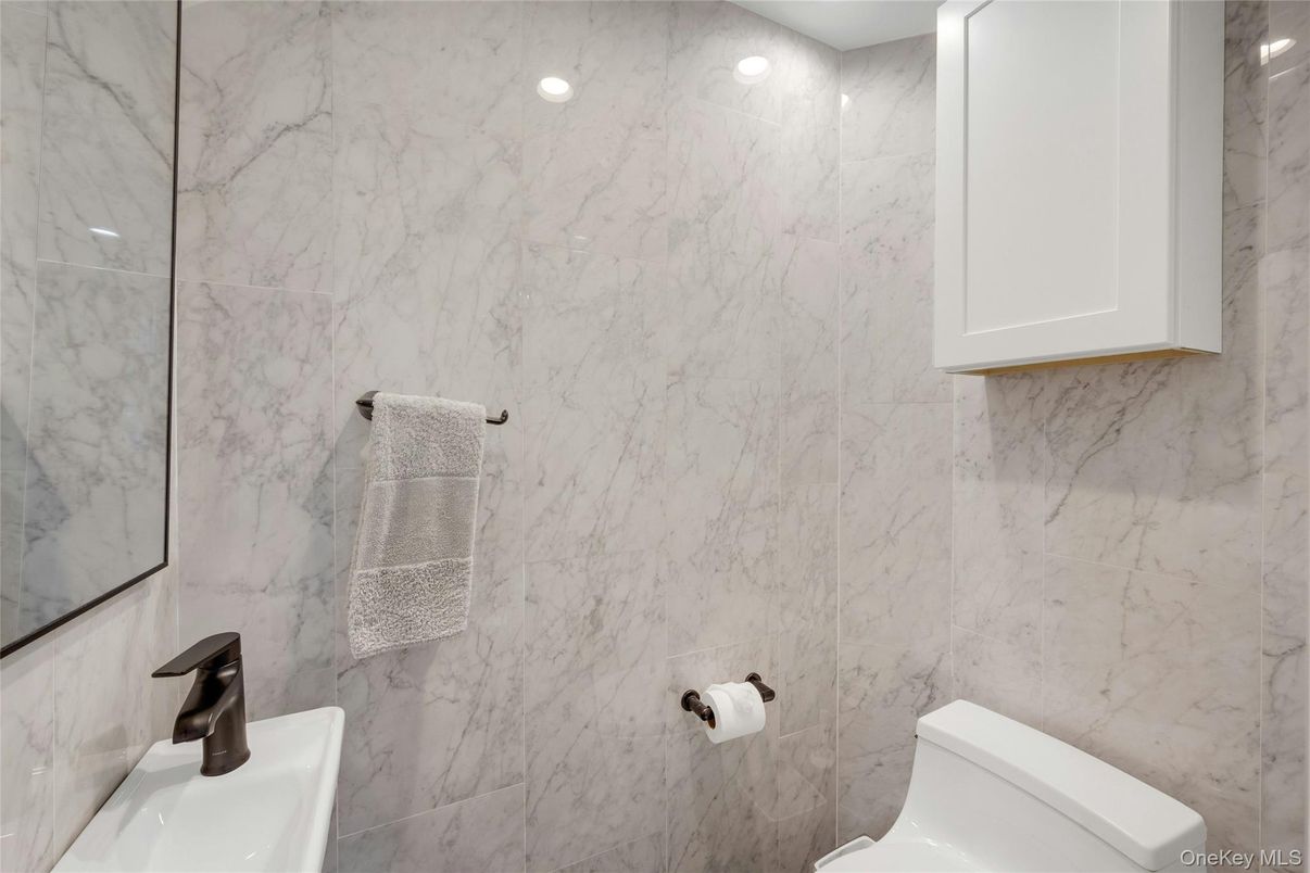 Bathroom, Interior, Marble Walls