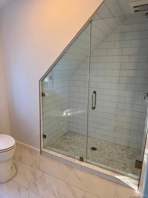 Bathroom, Glass Shower, Interior, Marble