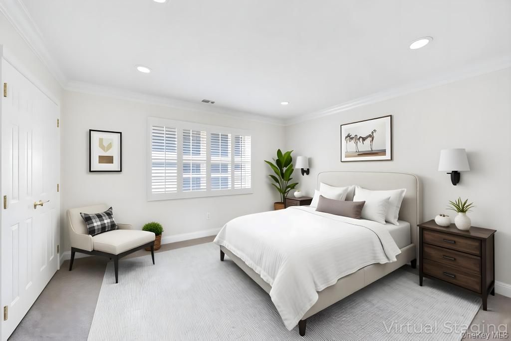 Bedroom, Interior, Recessed Lighting