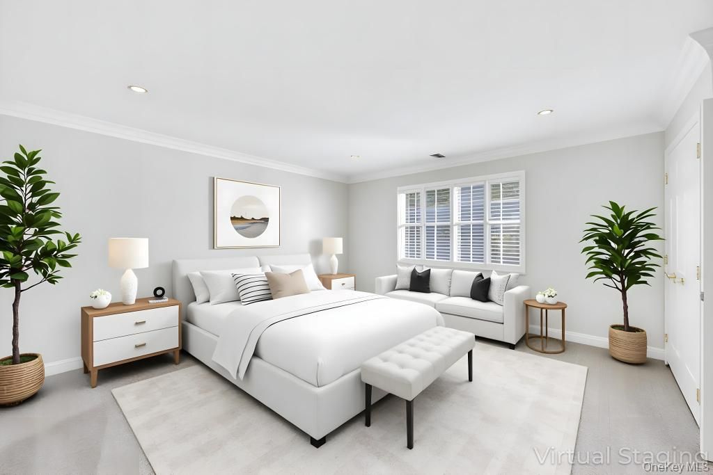 Bedroom, Interior, Recessed Lighting