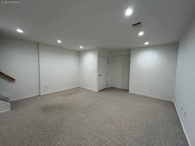 Empty room, Interior, Recessed Lighting