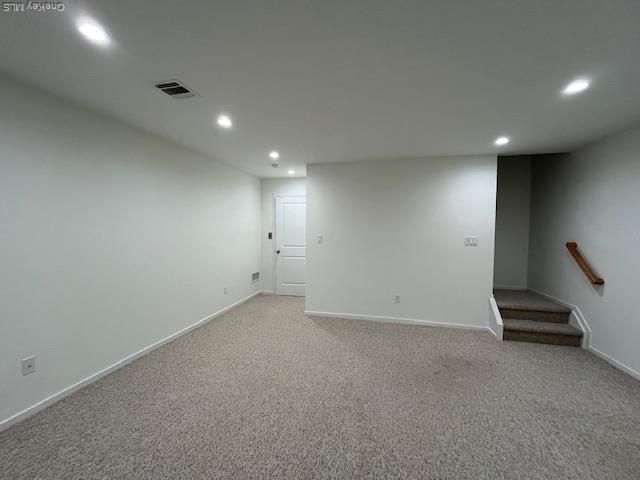 Empty room, Interior, Recessed Lighting