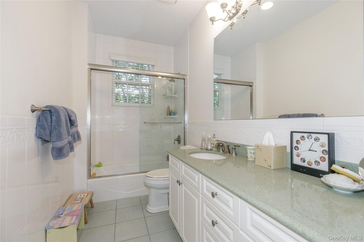 Bathroom, Dual Sink Vanities, Glass Shower, Interior