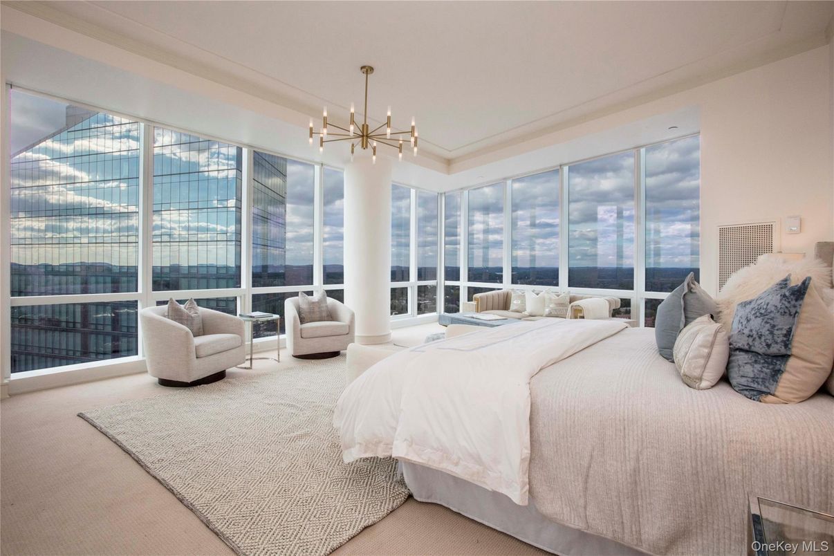 Bedroom, Interior, Pendant Lights, Water