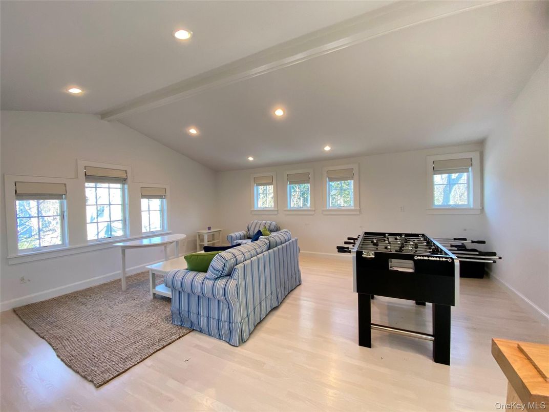 Game Room, Interior, Kitchen, Living room, Recessed Lighting, Wood Texture Flooring