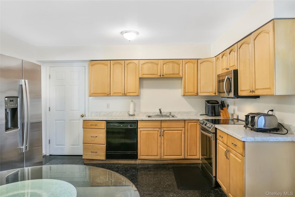 Interior, Kitchen, Stainless Steel Appliances, Tile Countertops