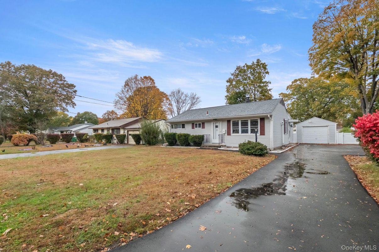 Backyard, Detached Garage, Exterior, Facade, Ranch
