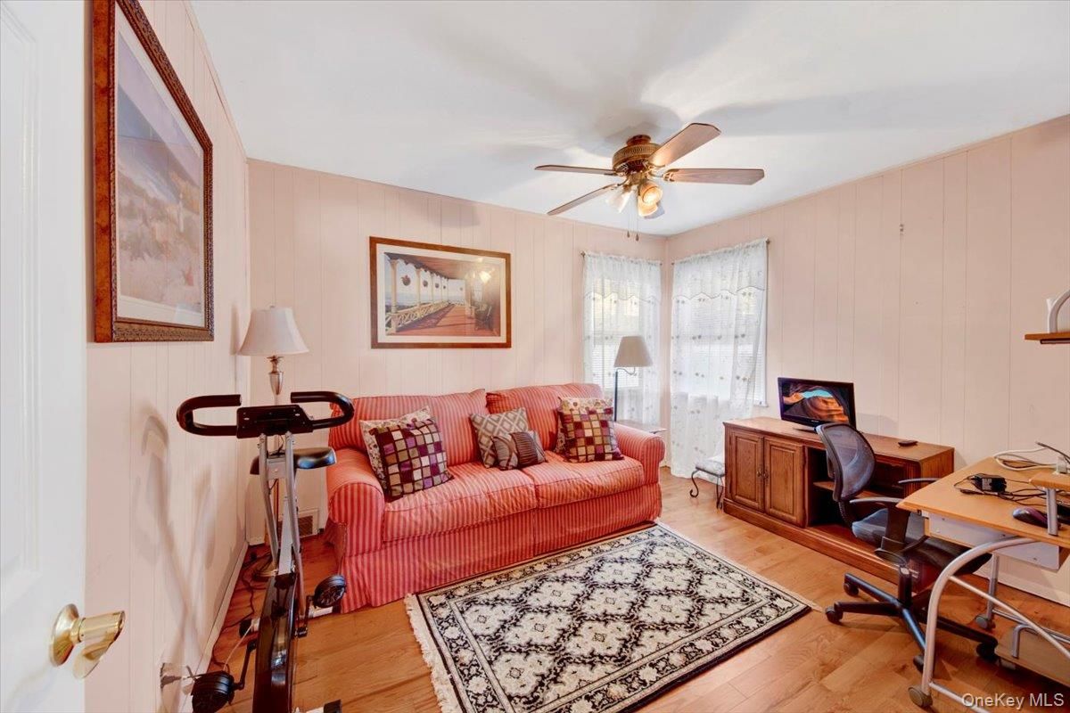 Fitness Equipment, Home Office, Interior, Wood Texture Flooring