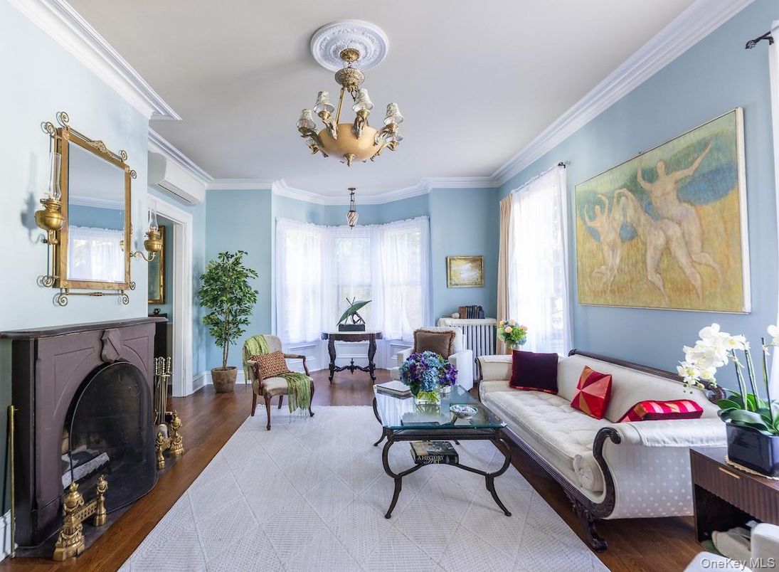 Chandelier, Fireplace, Interior, Living room, Wood Texture Flooring