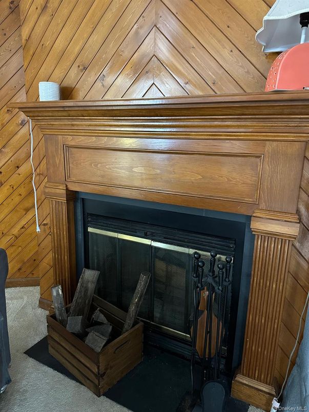 Fireplace, Interior, Wooden Ceilings, Wooden Walls