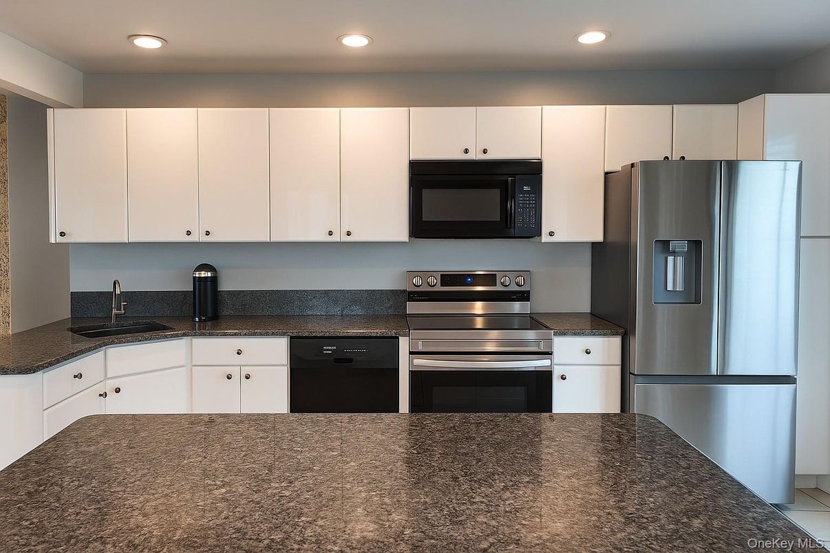 Interior, Kitchen, Recessed Lighting, Stainless Steel Appliances