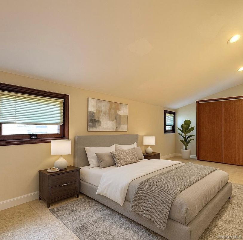 Bedroom, Interior, Recessed Lighting