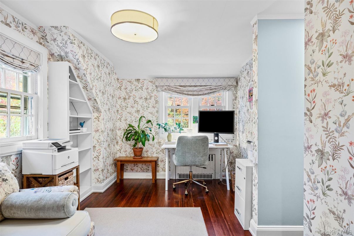 Home Office, Interior, Wood Texture Flooring