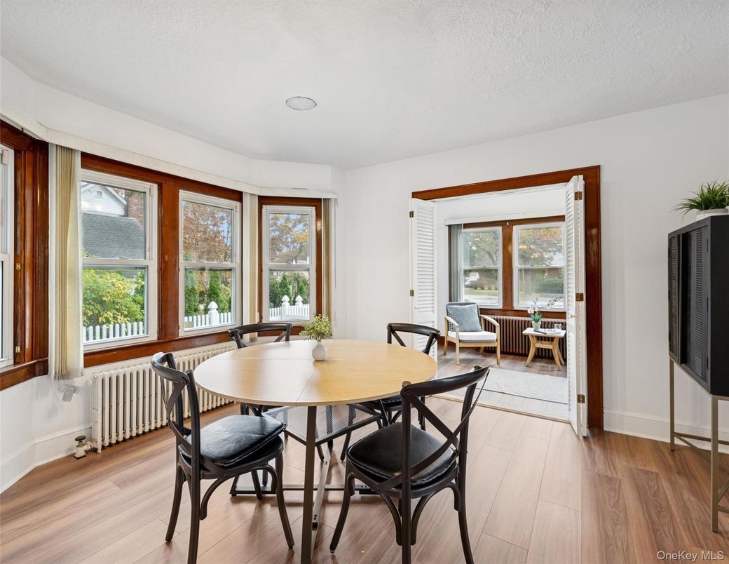 Dining room, Interior, Wood Texture Flooring