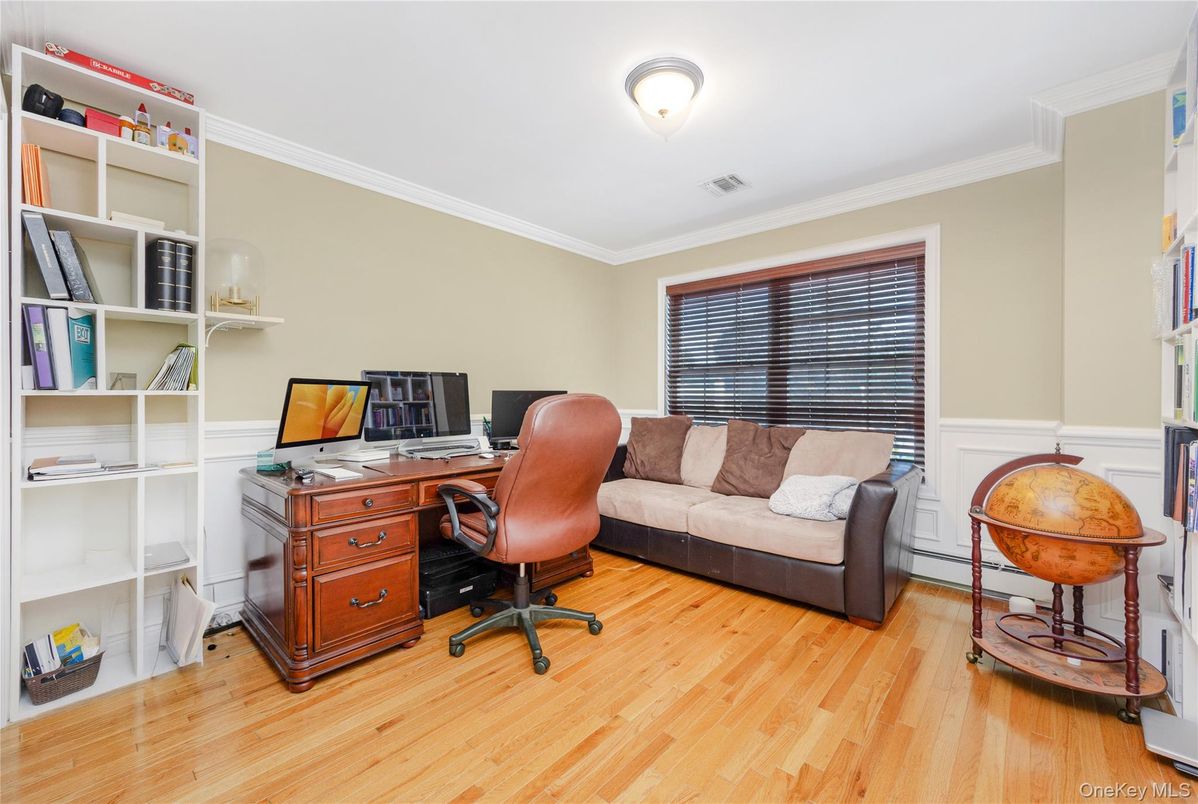Home Office, Interior, Wood Texture Flooring