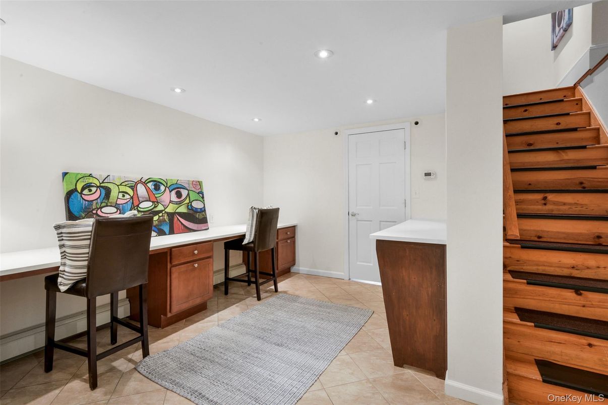 Home Office, Interior, Recessed Lighting