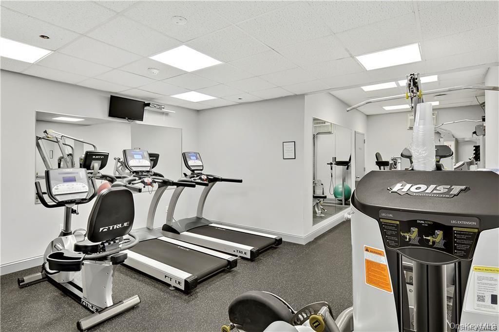 Fitness Equipment, Interior, Recessed Lighting